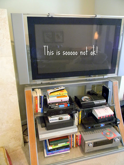 Baby proof tv deals cabinet